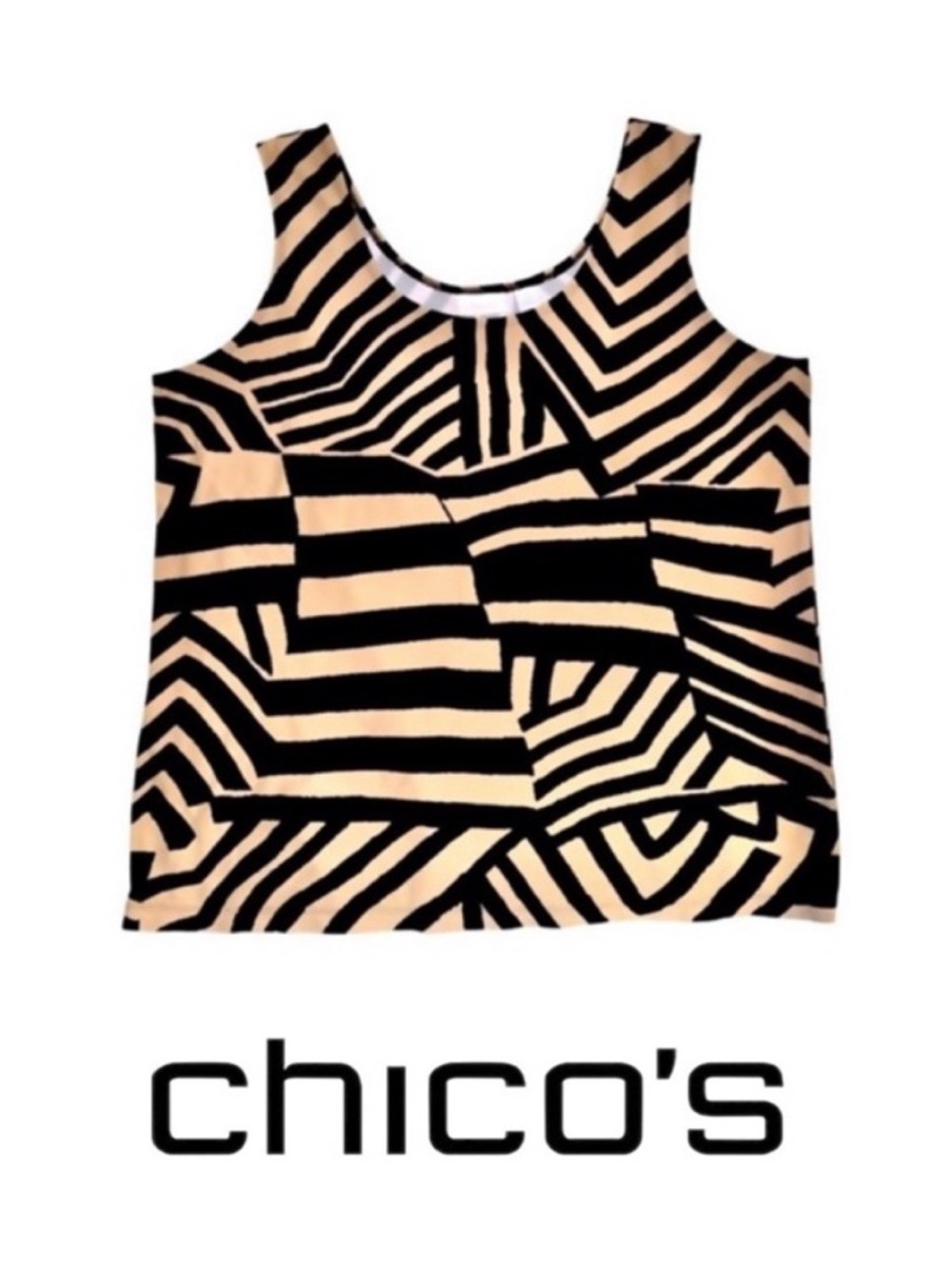 CHICO’S Tribal Stretch Tank